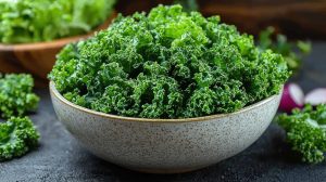 Kale rich in vitamins and antioxidants