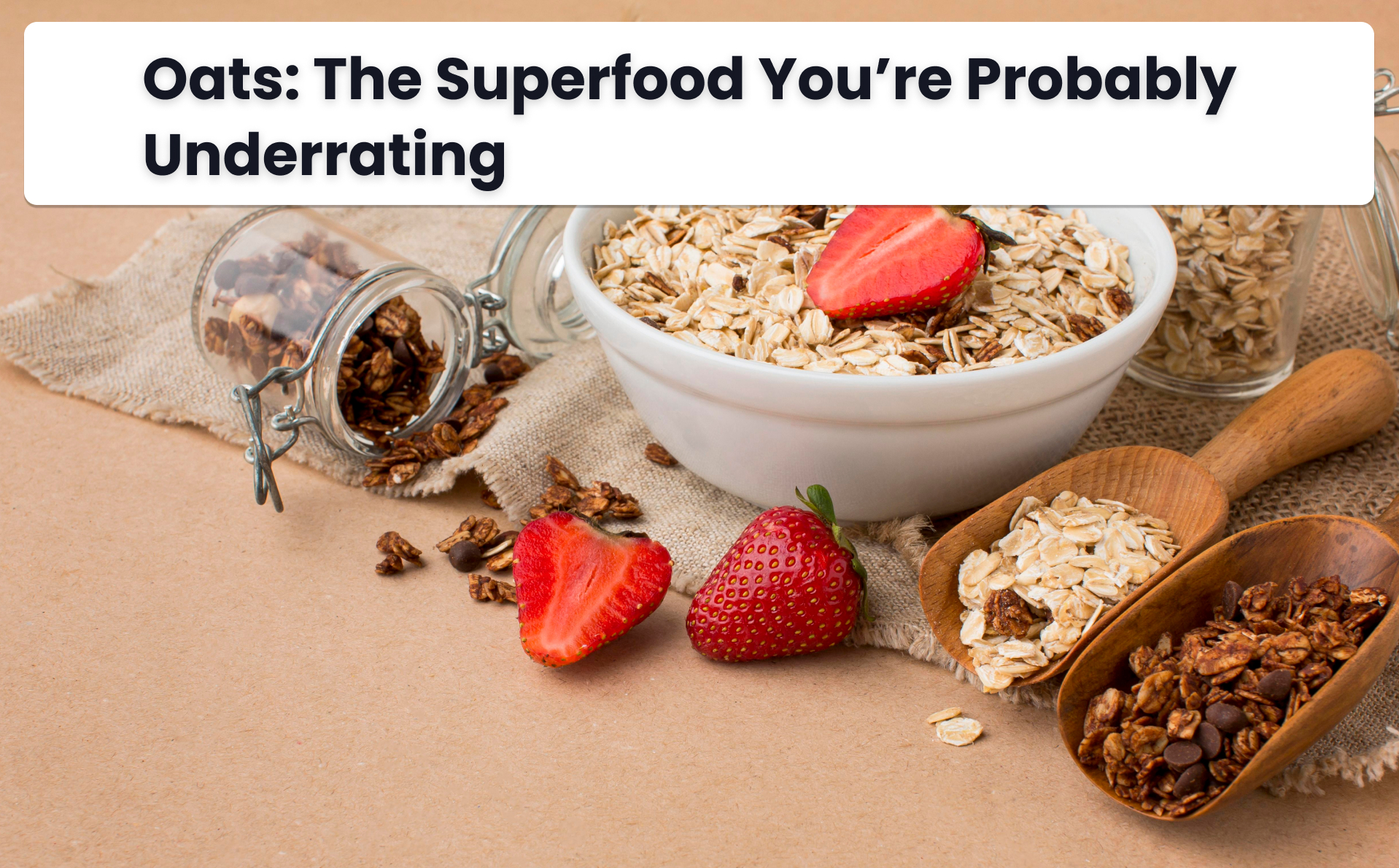 A bowl of nutrient-rich oats promoting heart health and weight management.