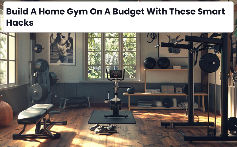 How to Build a Simple Gym at Home on a Budget