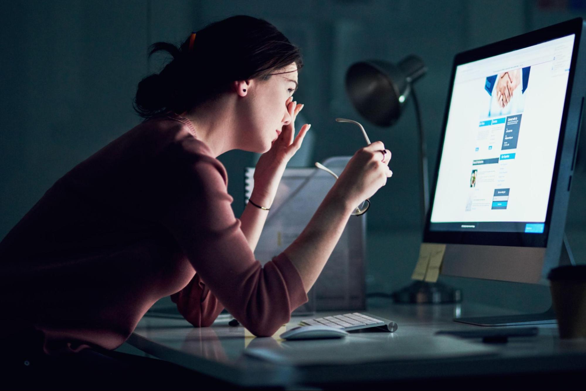 causes of eye strain