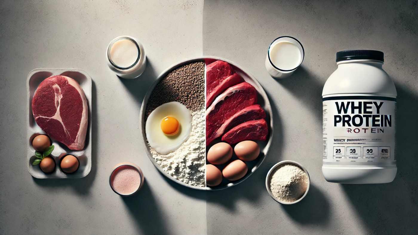 Whole foods versus protein supplements