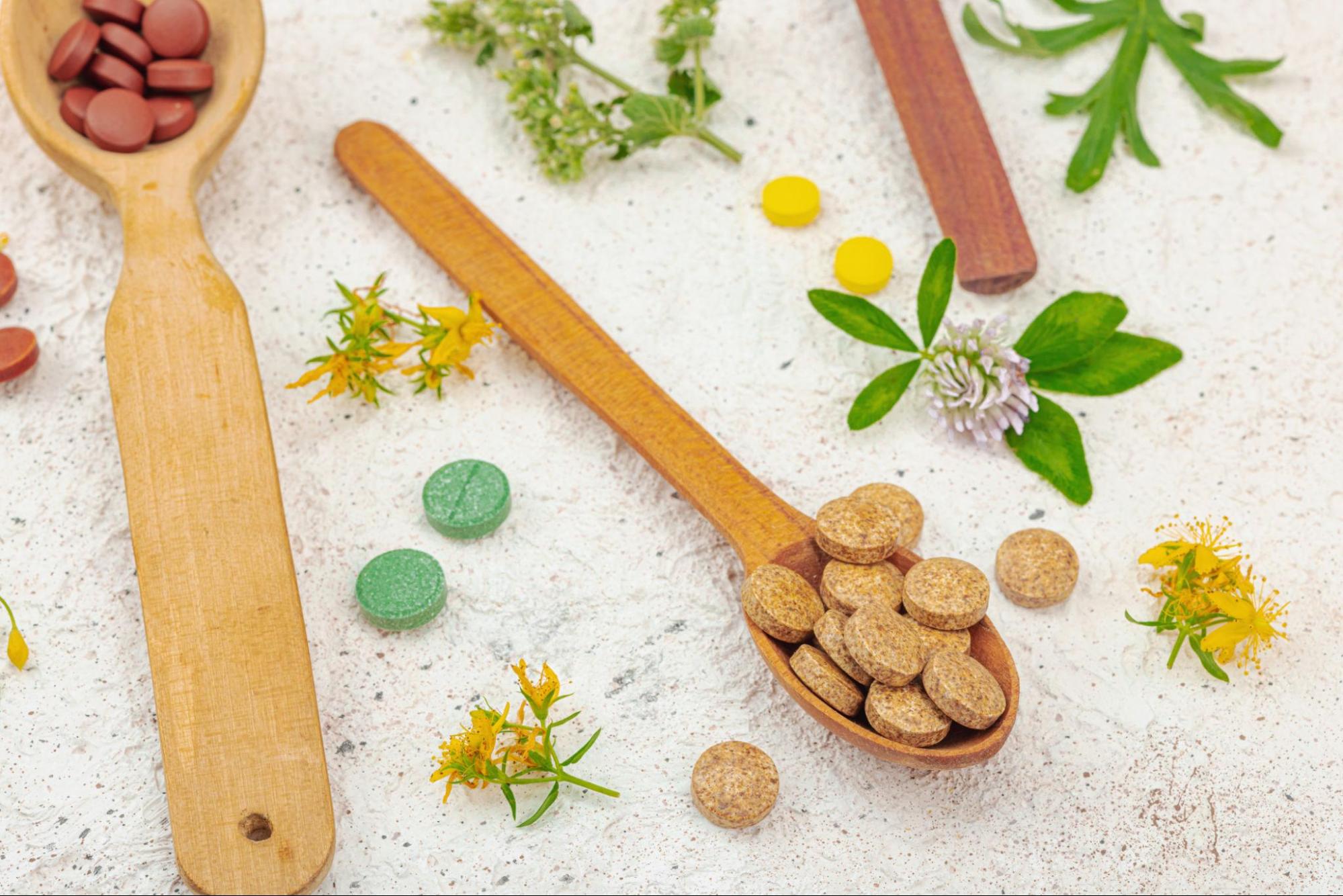 Ashwagandha root and herbal adaptogens